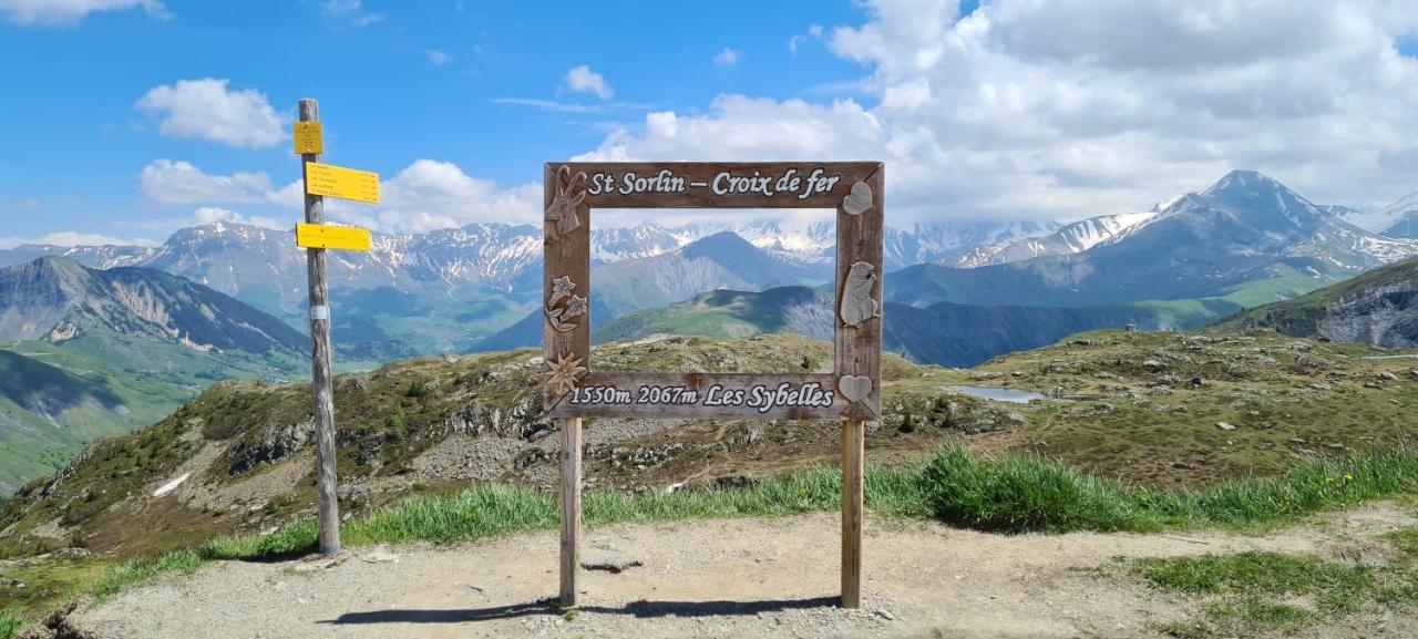 Agreable Appartement De 6 Pers Au Pieds Des Pistes ,Wifi Gratuit A Saint-Sorlin-D'Arves Labelise 3 Etoiles Au Gite De France ภายนอก รูปภาพ