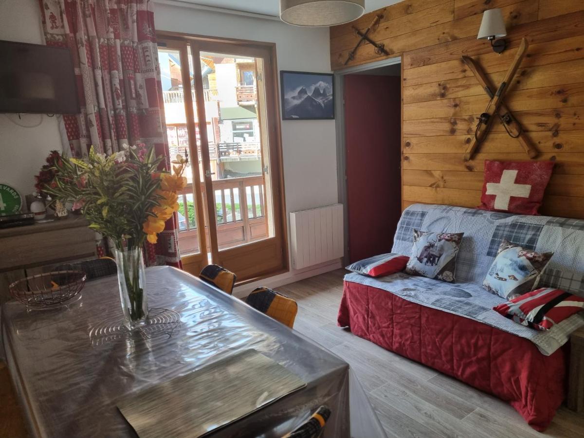 Agreable Appartement De 6 Pers Au Pieds Des Pistes ,Wifi Gratuit A Saint-Sorlin-D'Arves Labelise 3 Etoiles Au Gite De France ภายนอก รูปภาพ